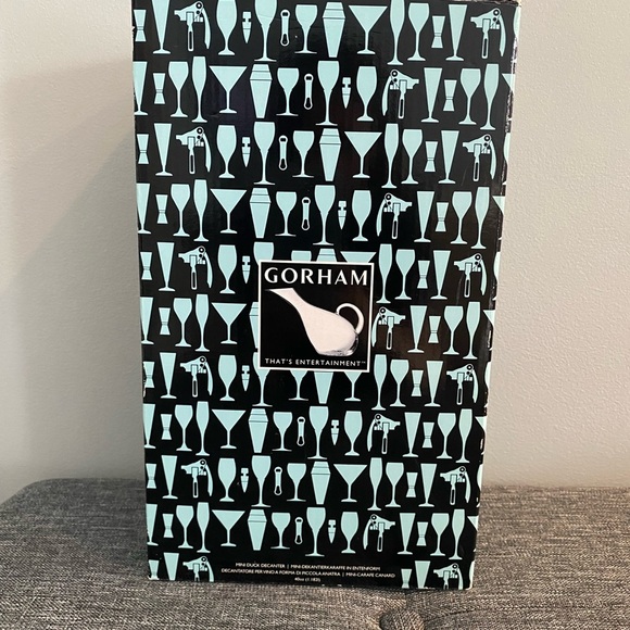 Gorham That’s Entertainment Mini Duck Clear Glass Decanter Barware - Picture 4 of 9